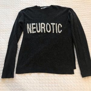 Pam and Gela “Neurotic” Sweater Size S